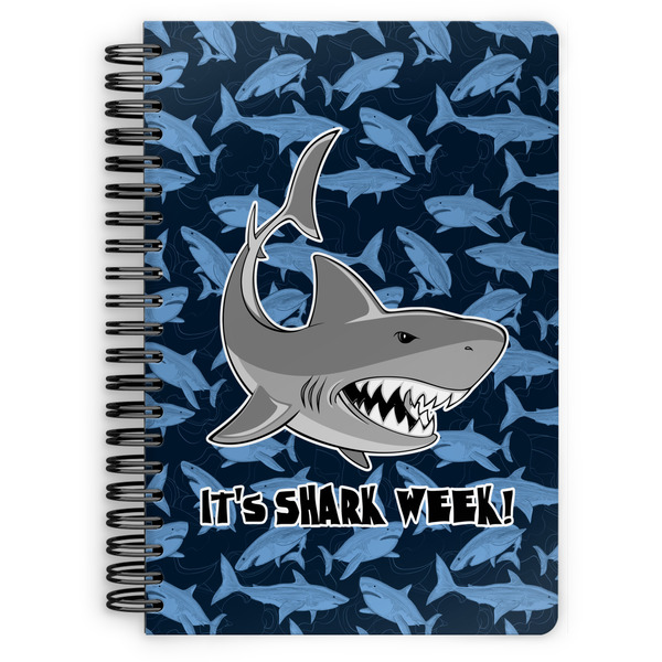 Custom Sharks Spiral Notebook (Personalized)