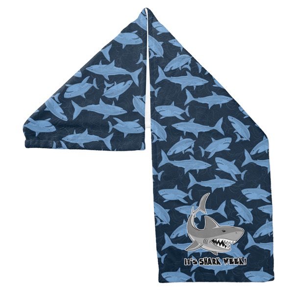 Sharks Sports Towel Folded - Both Sides Showing