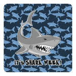 Sharks Square Decal - Medium w/ Name or Text