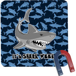 Sharks Square Fridge Magnet w/ Name or Text