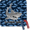 Sharks Square Fridge Magnet (Personalized)