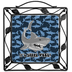 Sharks Square Trivet w/ Name or Text