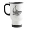 Sharks Stainless Steel Travel Mug with Handle (White)