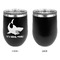 Sharks Stainless Wine Tumblers - Black - Single Sided - Approval