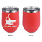 Sharks Stainless Wine Tumblers - Coral - Single Sided - Approval