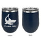 Sharks Stainless Wine Tumblers - Navy - Single Sided - Approval