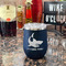 Sharks Stainless Wine Tumblers - Navy - Single Sided - In Context