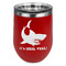 Sharks Stainless Wine Tumblers - Red - Double Sided - Front