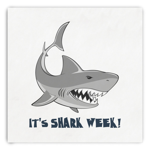 Custom Sharks Paper Dinner Napkins (Personalized)