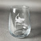 Sharks Stemless Wine Glass - Front/Approval