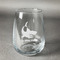 Sharks Stemless Wine Glass - Engraved (Personalized)
