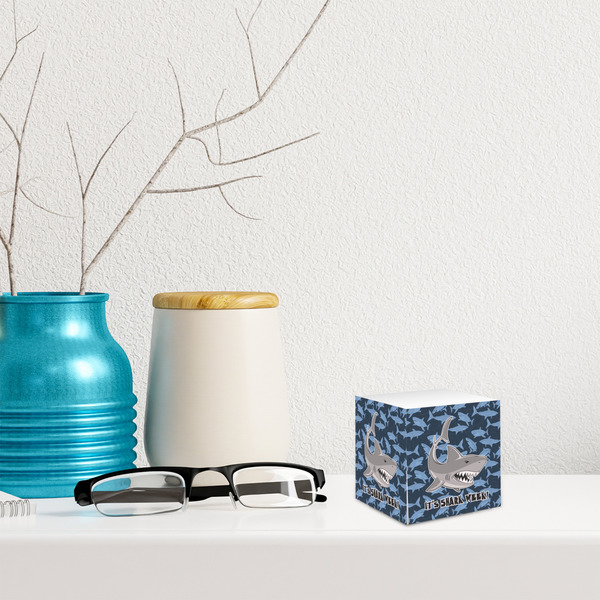 Sharks Sticky Note Cube - LIFESTYLE