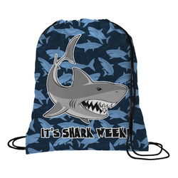 Sharks Drawstring Backpack - Large w/ Name or Text