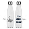 Sharks Tapered Water Bottle - Apvl 17oz.