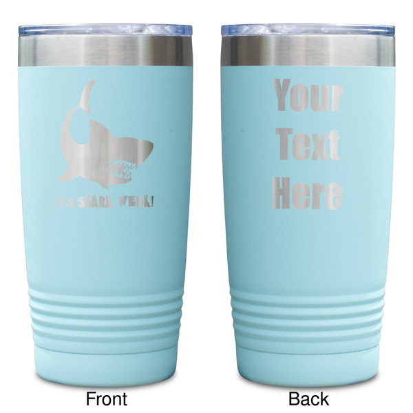 Sharks Teal Polar Camel Tumbler - 20oz -Double Sided - Approval