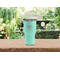 Sharks Teal RTIC Tumbler Lifestyle (Front)