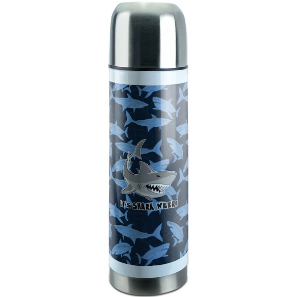 Custom Sharks Stainless Steel Thermos (Personalized)