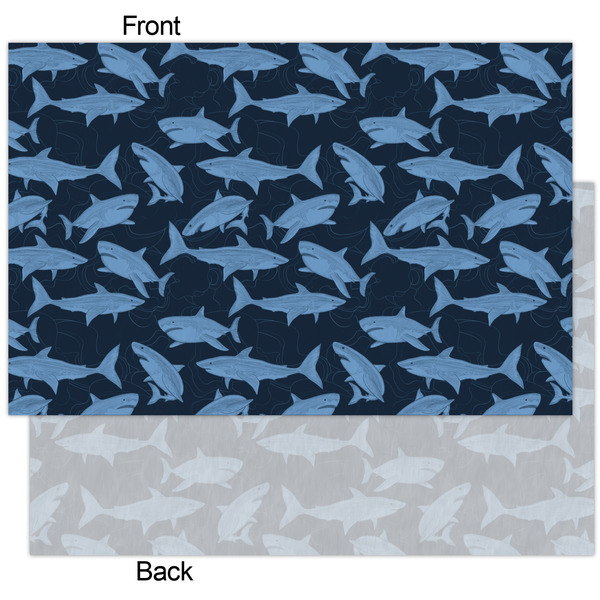 Sharks Tissue Paper - Heavyweight - XL - Front & Back