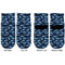Sharks Toddler Ankle Socks - Double Pair - Front and Back - Apvl