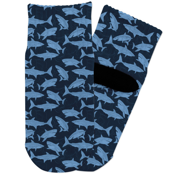 Custom Sharks Toddler Ankle Socks