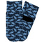 Sharks Toddler Ankle Socks - Single Pair - Front and Back