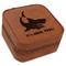 Sharks Travel Jewelry Boxes - Leather - Rawhide - Angled View