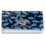 Sharks Vinyl Checkbook Cover w/ Name or Text