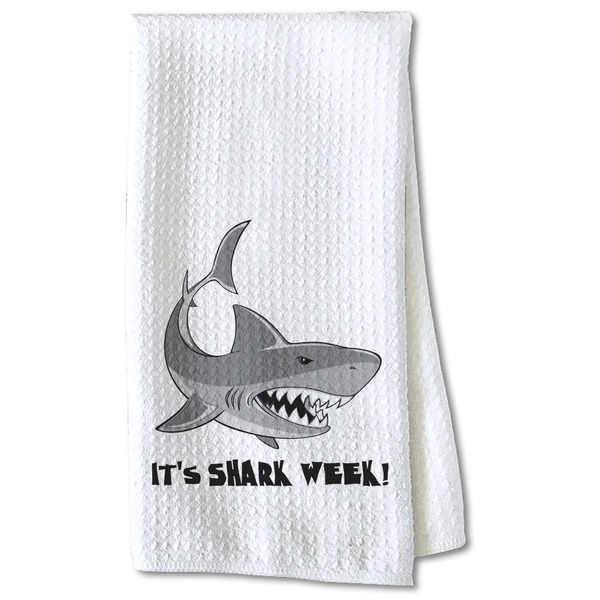 Sharks Waffle Towel - Partial Print Print Style Image