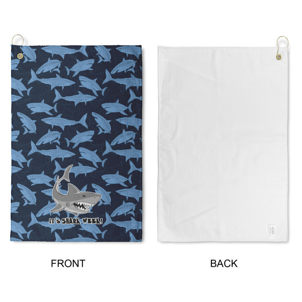 Sharks Waffle Weave Golf Towel - Approval