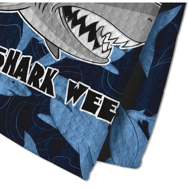 Sharks Waffle Weave Towel - Closeup of Material Image