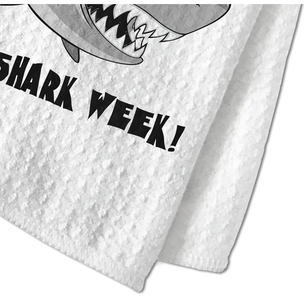 Sharks Waffle Weave Towel - Closeup of Material Image