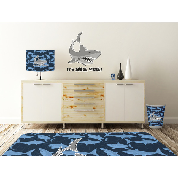 Sharks Wall Graphic Decal Wooden Desk