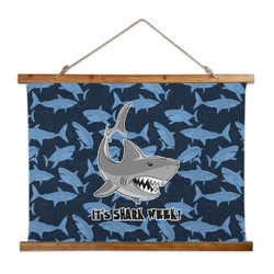 Sharks Wall Hanging Tapestry - Wide (Personalized)
