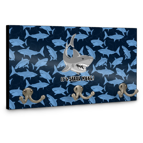 Sharks Wall Mounted Coat Hanger - Side View