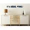 Sharks Wall Name Decal On Wooden Desk