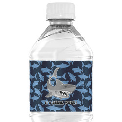 Sharks Water Bottle Labels - Custom Sized (Personalized)