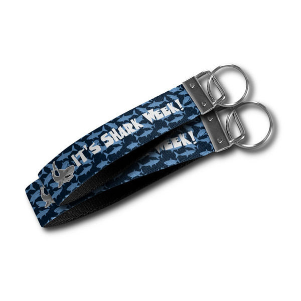 Sharks Webbing Keychain FOBs - Size Comparison