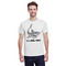 Sharks White Crew T-Shirt on Model - Front