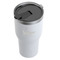 Sharks White RTIC Tumbler - (Above Angle View)
