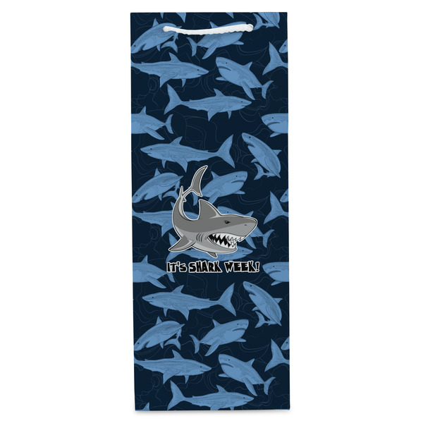 Sharks Wine Gift Bag - Gloss - Front