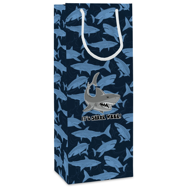 Custom Sharks Wine Gift Bags - Gloss (Personalized)