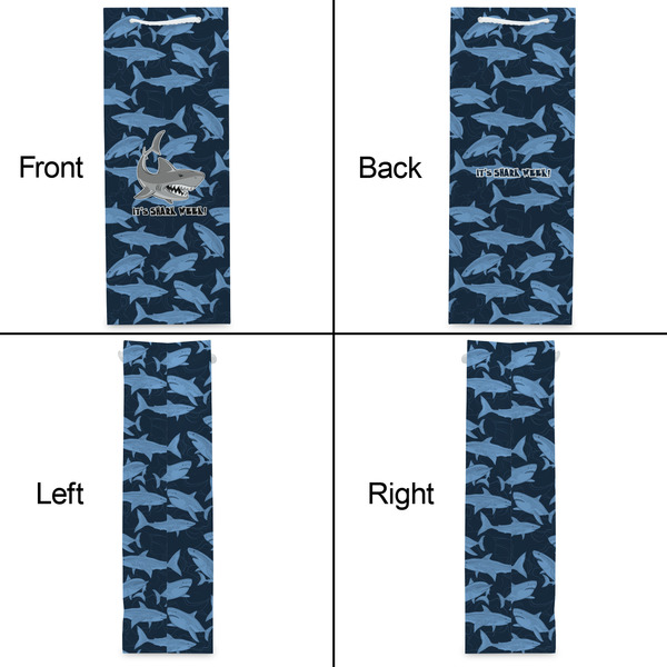 Sharks Wine Gift Bag - Matte - Approval