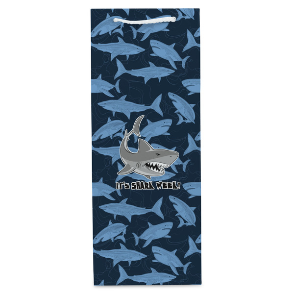 Sharks Wine Gift Bag - Matte - Front