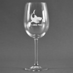 Sharks Wine Glass - Engraved (Personalized)