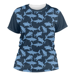 Sharks Women's Crew T-Shirt - Medium