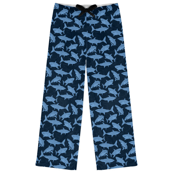 Custom Sharks Womens Pajama Pants - S