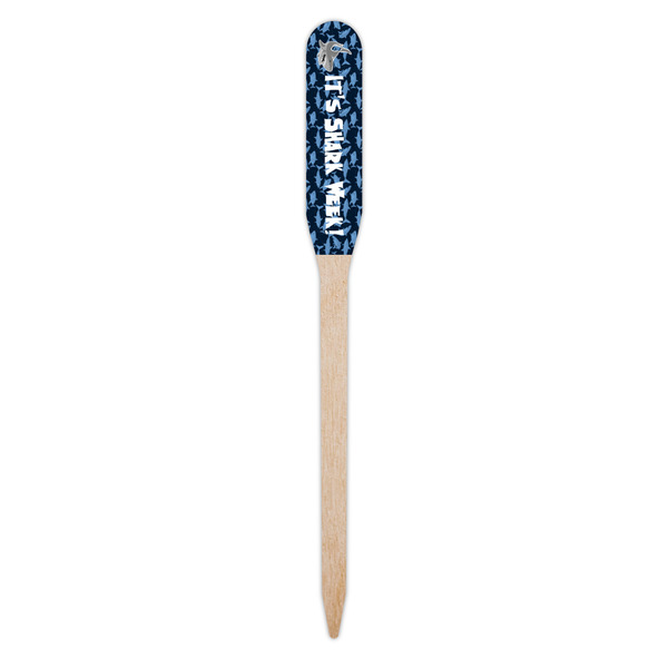 Sharks Wooden Food Pick - Paddle - Single Pick