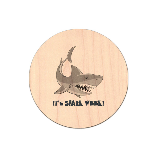 Custom Sharks Genuine Maple or Cherry Wood Sticker (Personalized)