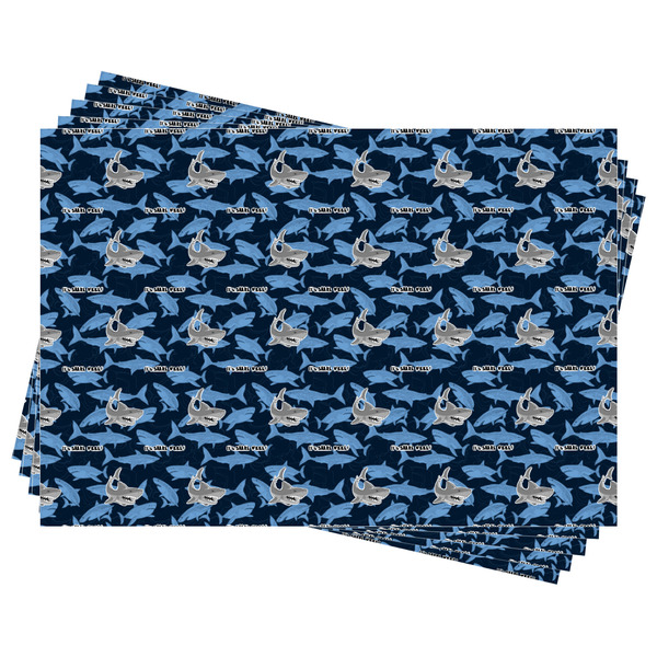 Sharks Wrapping Paper - Front & Back - Sheets Approval