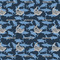 Sharks Wrapping Paper Square